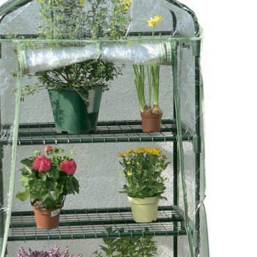 BALCONY 3, greenhouse with 3 shelves 